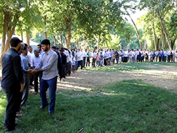 Silvan'da kitlesel bayramlaşma