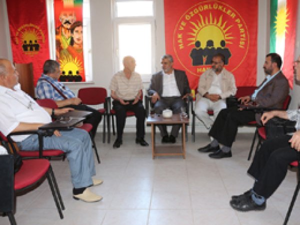 HÜDA PAR'dan Kurdi partilere ziyaret