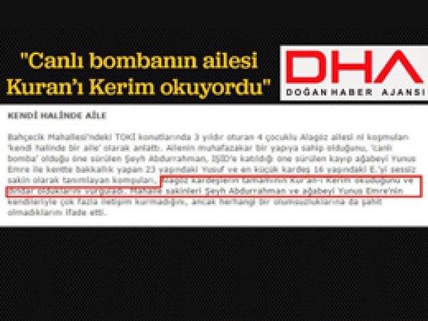 DHA'dan İslamafobik algı
