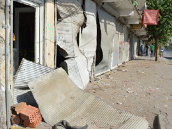 PKK saldırılarında esnaf zarar gördü