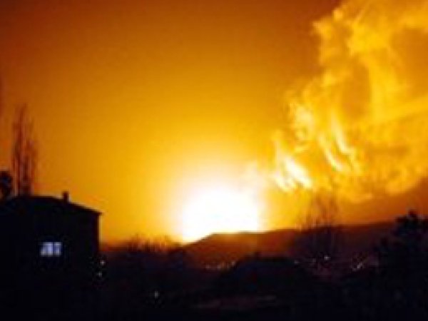 Doğalgaz Boru Hattı'nda patlama