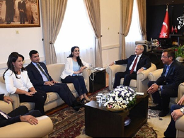 Kılıçdaroğlu HDP Eş Genel başkanlarıyla görüştü