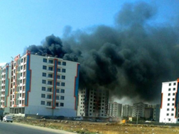 Diyarbakır’da korkutan yangın