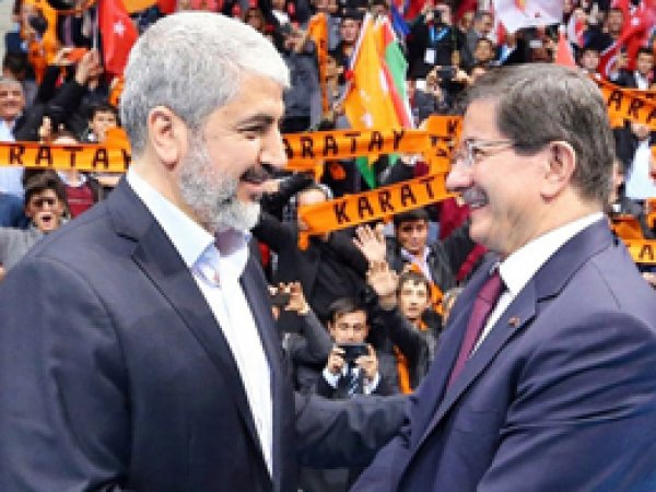 Başbakan Davutoğlu, Meşal ile görüştü