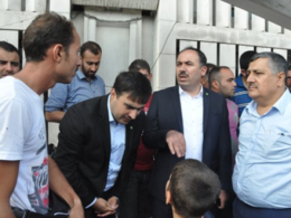 HÜDA PAR, otogarındaki mültecileri unutmadı