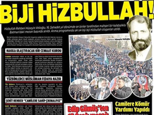 Gazete manşeti: Bijî Hîzbullah!