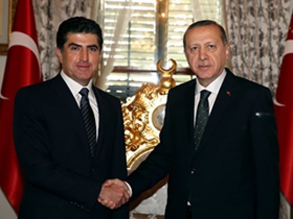 Erdoğan, Kürdistan Başbakanı'nı kabul etti