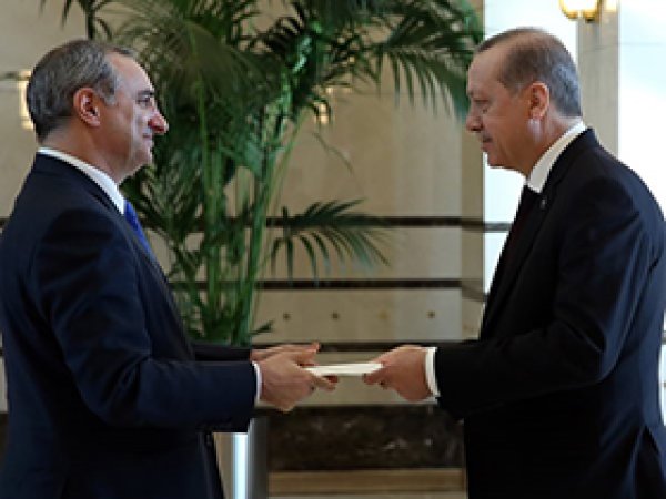 Erdoğan İsrail Büyükelçisi'ni kabul etti
