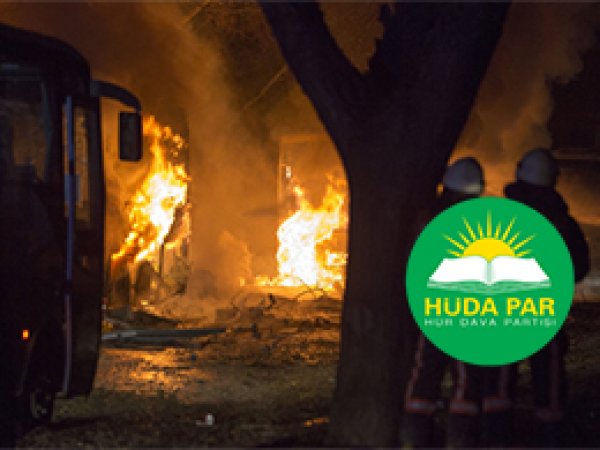 HÜDA PAR Ankara'daki saldırıyı lanetledi
