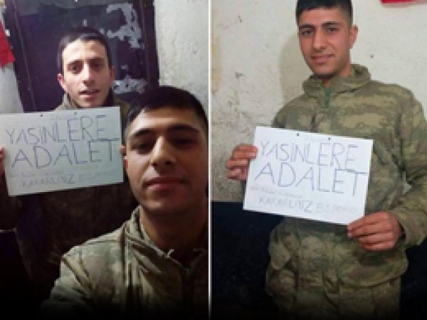Askerler, Yasin Börü için adalet istedi