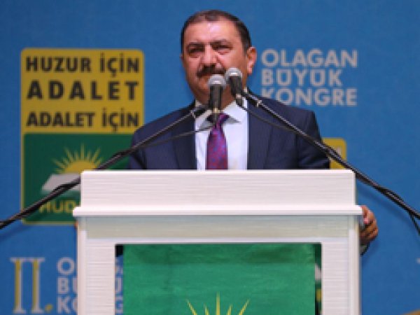 Barzani’nin temsilcisi HÜDA PAR kongresinde
