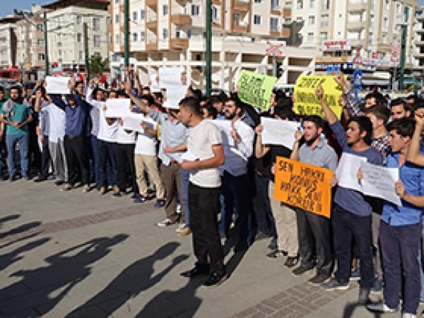 Antep'te Nureddin Yıldız protestosu