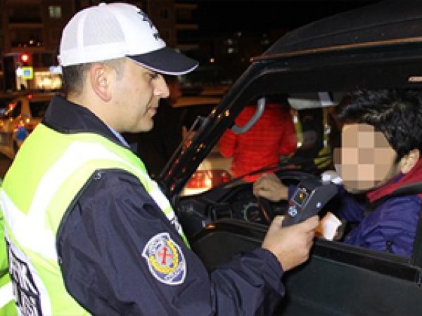 15 ayda 129 bin alkollü sürücü yakalandı