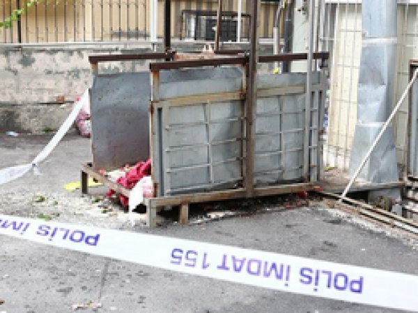 Bahçelievler'de yük asansörü düştü: 1 ölü
