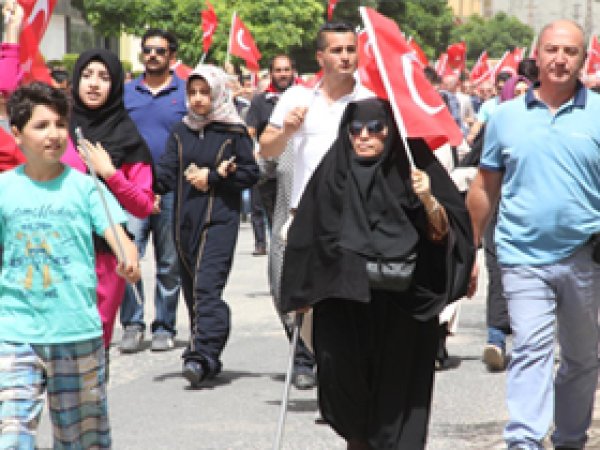 Midyat halkından PKK'ye büyük tepki 