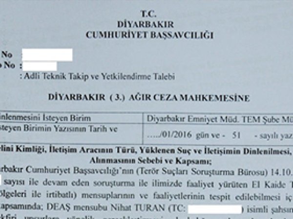'Diyarbakır'a canlı bomba gönderildi' iddiası