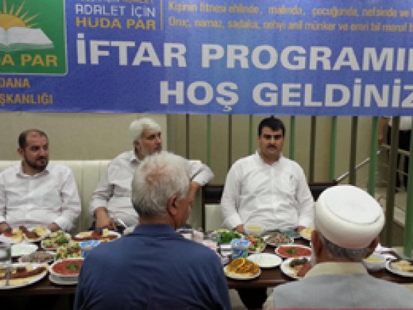 Adana HÜDA PAR'dan STK'lara iftar