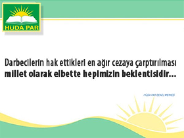 HÜDA PAR'dan OHAL açıklaması