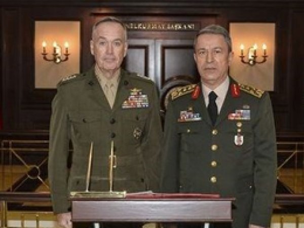 Akar, ABD'li Dunford'dan destek istedi
