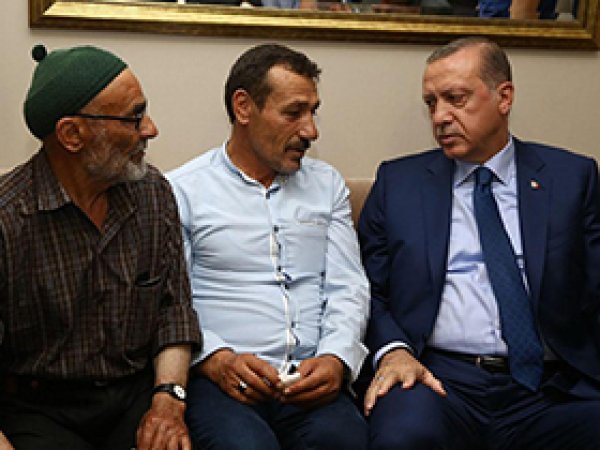 Erdoğan'dan taziye ziyareti