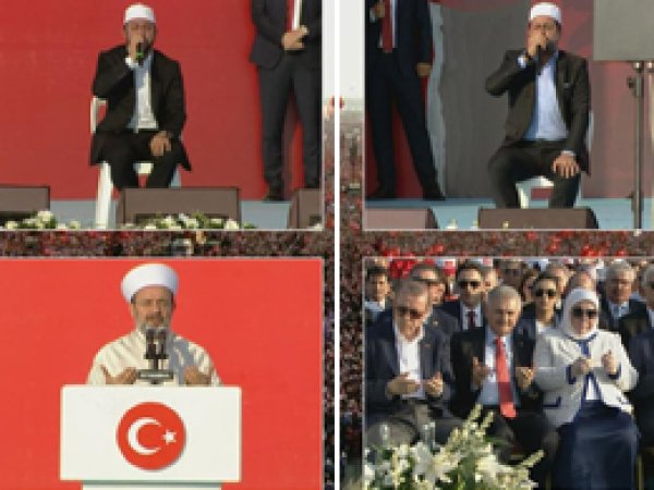 Yenikapı Mitingi Kur’an tilavetiyle başladı