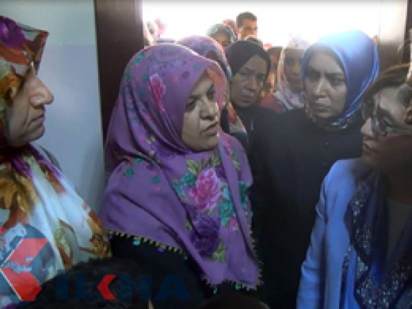 HDP’liler çarşaflı kadınları kovmaya çalıştı