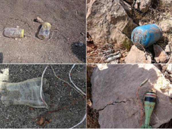 PKK karayoluna 700 kilo patlayıcı yerleştirmiş