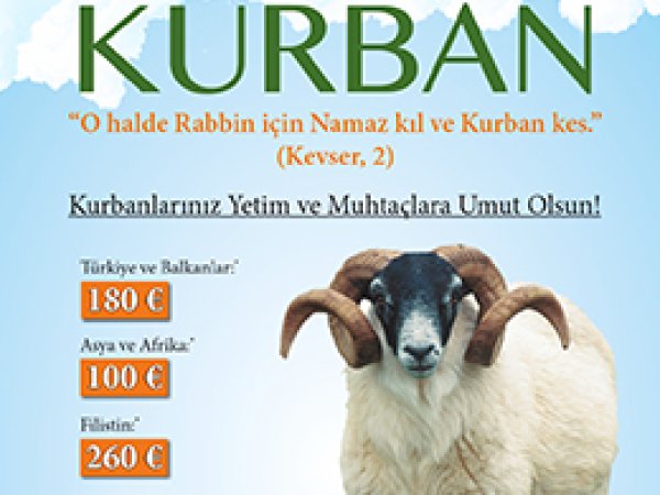 Avrupa'da Kurban bağışları devam ediyor
