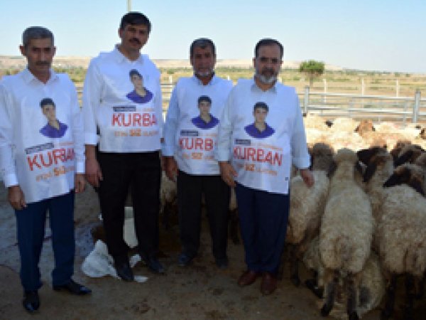 FETÖ mağduru aileler Yusufiler adına kurban kestirdi