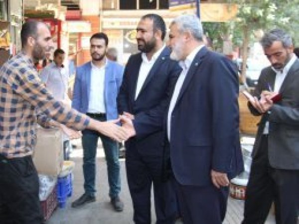 HÜDA PAR Diyarbakır esnafının sorunlarını dinledi
