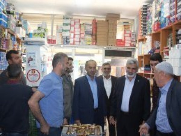 HÜDA PAR heyetinden Bismil esnafına ziyaret