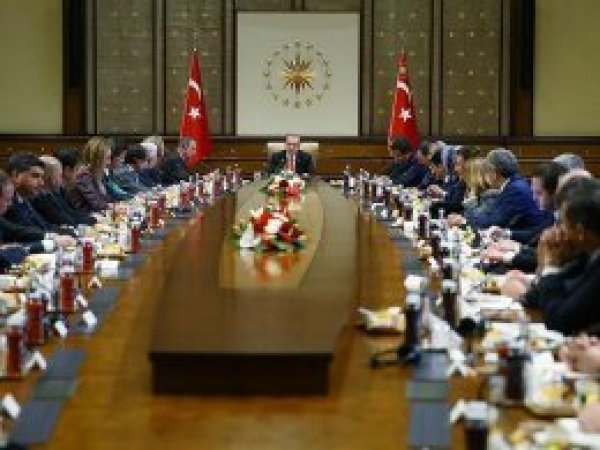 Erdoğan, ABD heyetini kabul etti