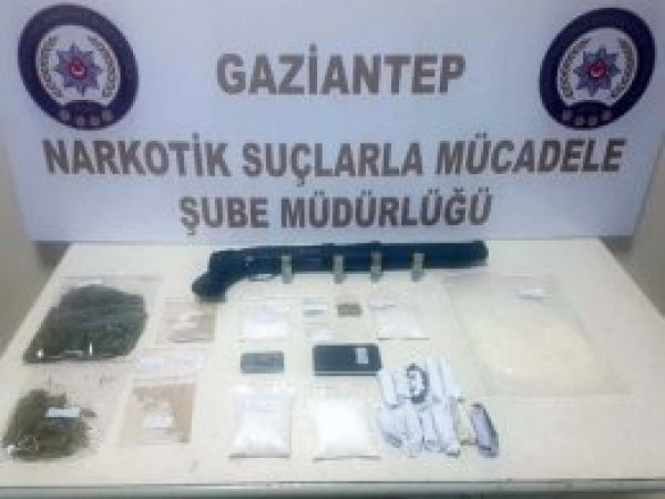 Gaziantep’te 10 kişi uyuşturucudan tutuklandı