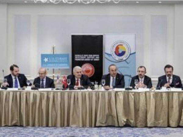 Yıldırım, iş dünyası ve Musevi toplumu temsilcileri ile görüştü