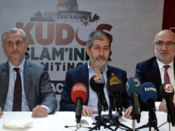 İstanbul'da Kudüs mitingi düzenlenecek