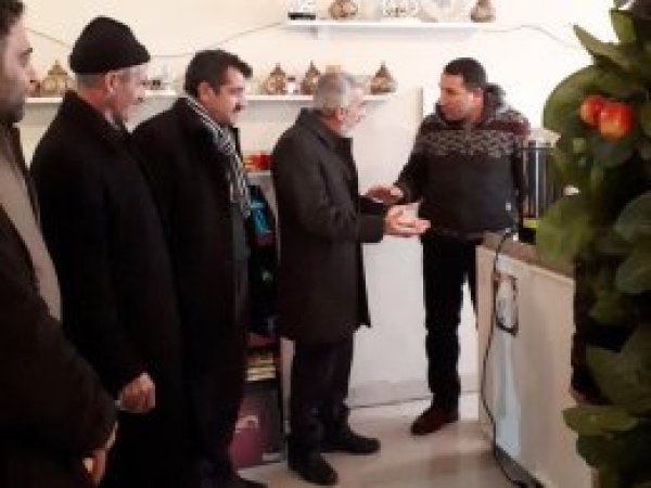 HÜDA PAR Ağrı İl Teşkilatından esnaf ziyareti