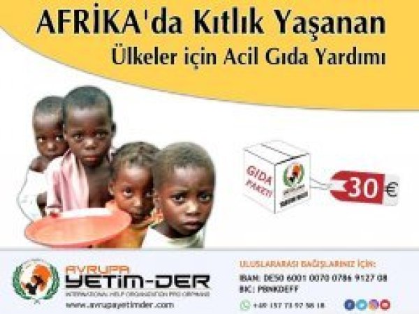 Avrupa Yetim-Der'den acil yardım çağrısı