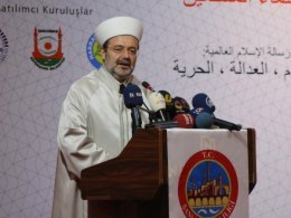 Görmez: Adalet devletin imanıdır