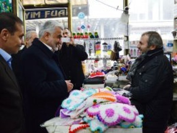 Yapıcıoğlu Bitlis esnafının sorunlarını dinledi