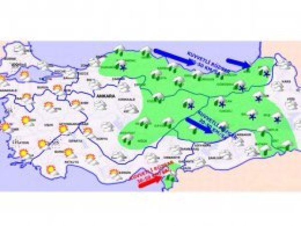 Türkiye genelinde hava durumu