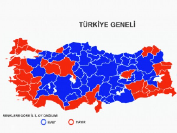 Anayasa Referandumunda sürpriz sonuç