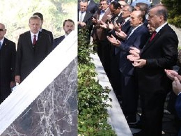 Erdoğan'dan referandum sonrası 3 kabre ziyaret