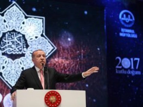 Erdoğan Kutlu Doğum programında konuştu