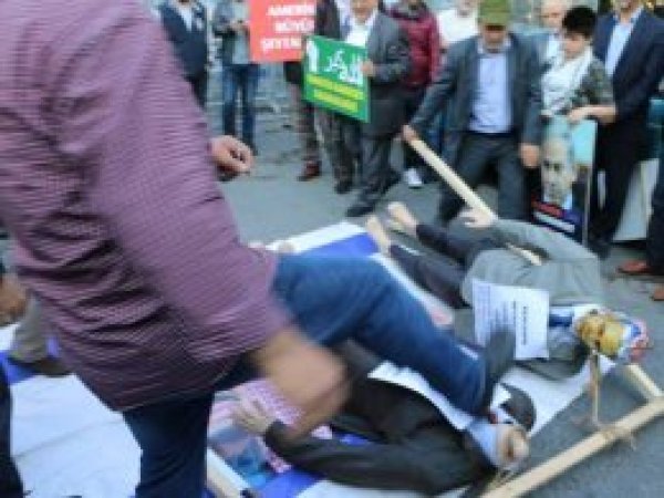 Suudi Arabistan İstanbul'da protesto edildi
