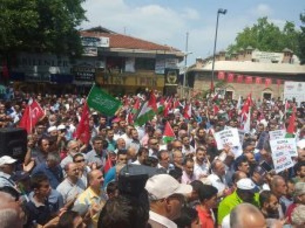 Siyonist işgalciler Bursa’da telin edildi