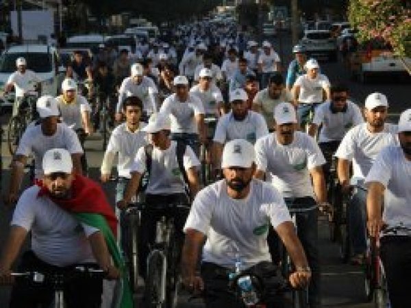 HÜDA PAR Gençlik Kolları "Kudüs" için pedal çevirdi