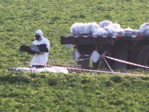 Adana'da düşen İHA'nın enkazı kaldırıldı