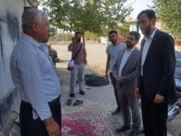 HÜDA PAR heyeti depremzedeleri ziyaret etti