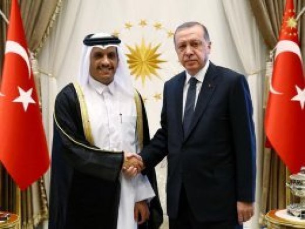 Erdoğan, Katar Dışişleri Bakanı El Sani’yi kabul etti
