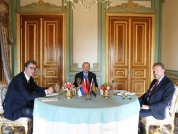 Erdoğan, Vucic ve İzzetbegoviç'i kabul etti